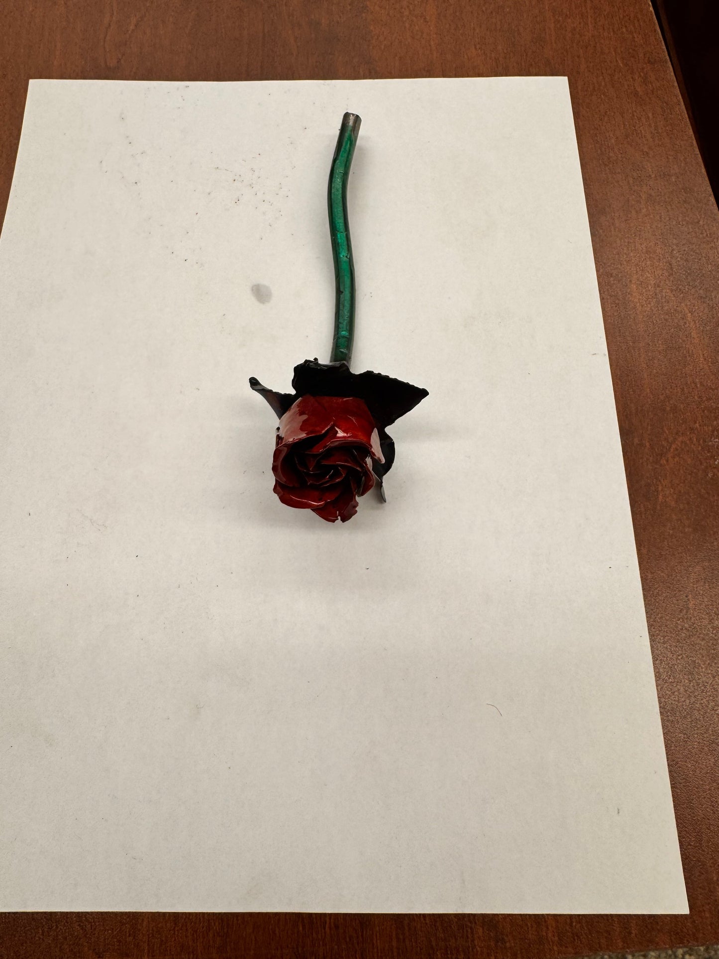 Hand Crafted Metal Roses