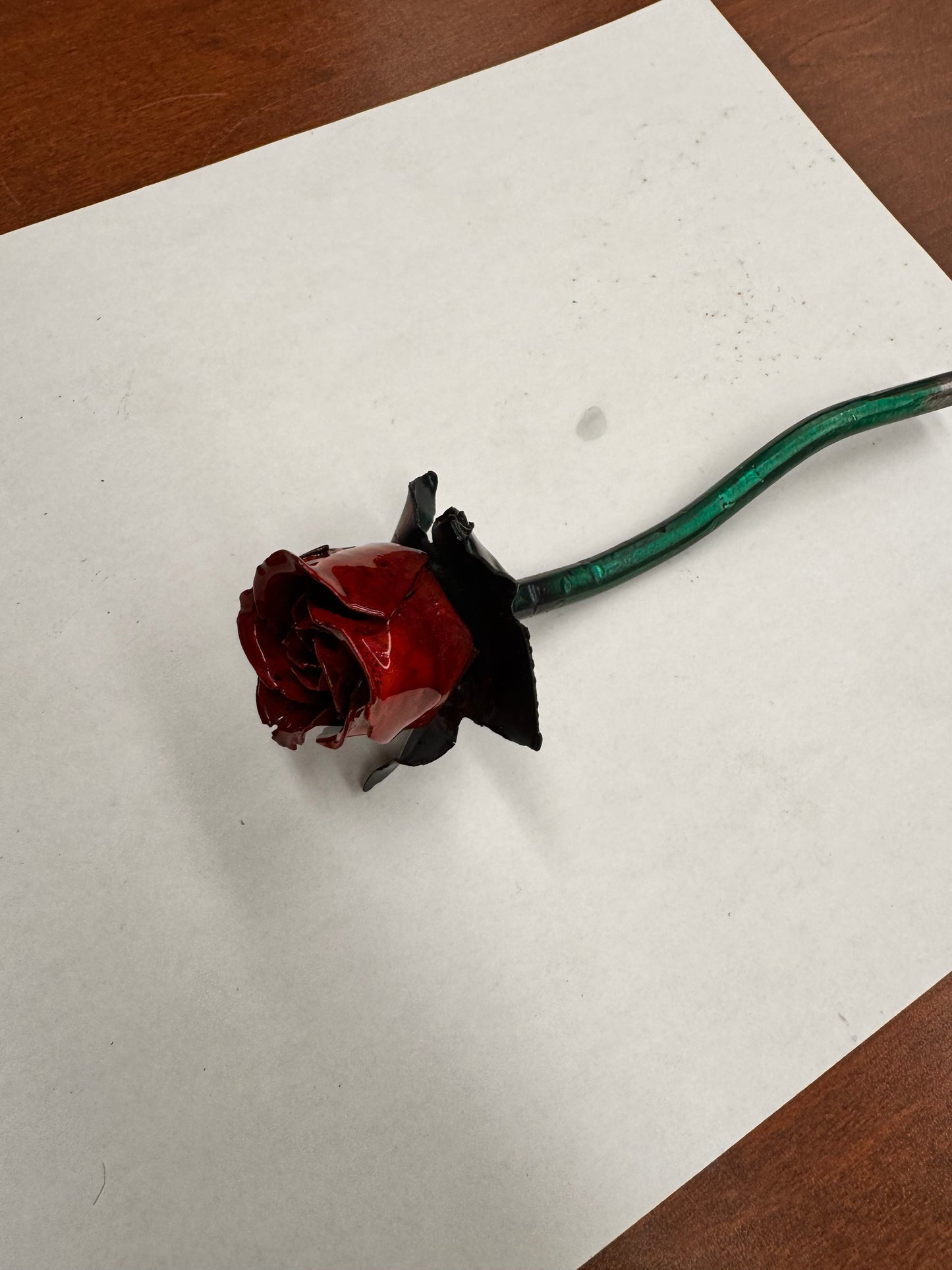 Hand Crafted Metal Roses